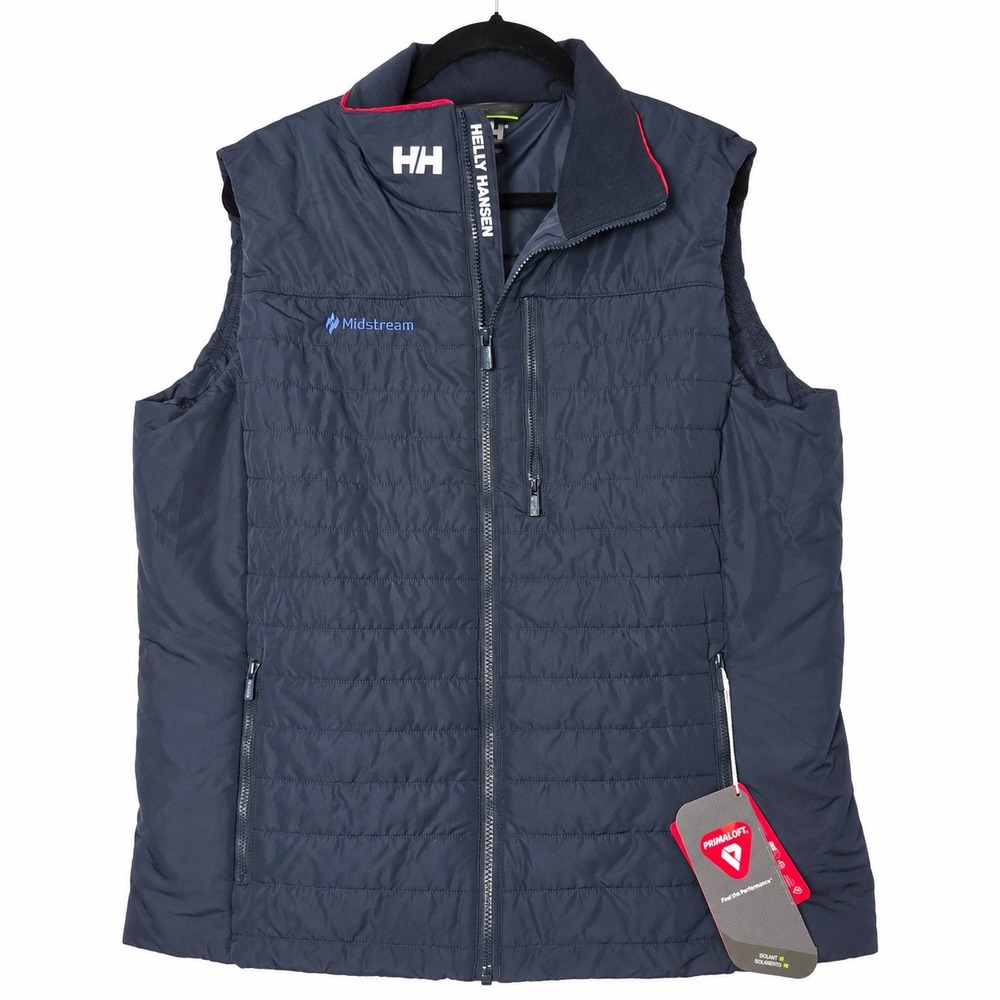 Helly Hansen Crew Insulator Vest 2.0 Men XL Navy Blue Primaloft Puffer Gorpcore